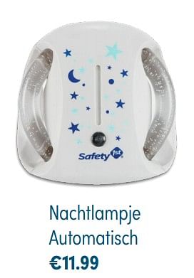 Aanbiedingen Nachtlampje automatisch - Safety 1st - Geldig van 07/11/2021 tot 13/11/2021 bij Baby & Tiener Megastore