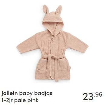 Aanbiedingen Jollein baby badjas - Jollein - Geldig van 07/11/2021 tot 13/11/2021 bij Baby & Tiener Megastore