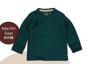 Aanbiedingen Baby shirt quapi - Quapi - Geldig van 07/11/2021 tot 13/11/2021 bij Baby & Tiener Megastore