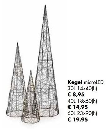 Aanbiedingen Kegel microled - Huismerk - Multi Bazar - Geldig van 08/11/2021 tot 30/11/2021 bij Multi Bazar