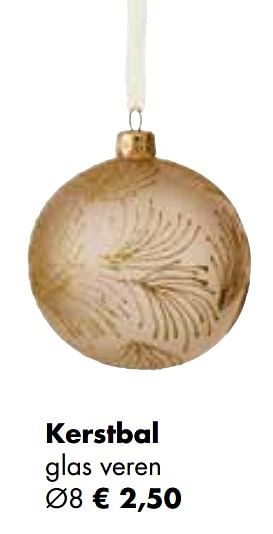 Aanbiedingen Kerstbal glas veren - Huismerk - Multi Bazar - Geldig van 08/11/2021 tot 30/11/2021 bij Multi Bazar