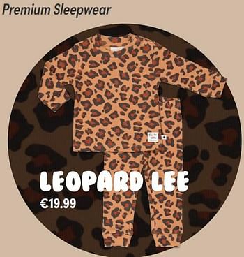 Aanbiedingen Premium sleepwear leopard lee - Feetje - Geldig van 07/11/2021 tot 13/11/2021 bij Baby & Tiener Megastore