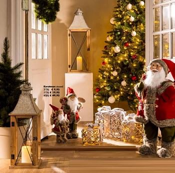 Aanbiedingen Kerstman staand - Huismerk - Multi Bazar - Geldig van 08/11/2021 tot 30/11/2021 bij Multi Bazar