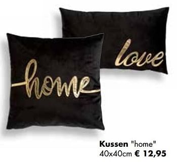 Aanbiedingen Kussen home - Huismerk - Multi Bazar - Geldig van 08/11/2021 tot 30/11/2021 bij Multi Bazar
