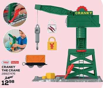 Aanbiedingen Cranky the crane - Fisher-Price - Geldig van 09/11/2021 tot 07/12/2021 bij Supra Bazar