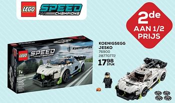 Aanbiedingen Koenigsegg jesko 76900 - Lego - Geldig van 09/11/2021 tot 07/12/2021 bij Supra Bazar