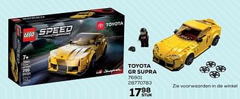 Aanbiedingen Toyota gr supra 76901 - Lego - Geldig van 09/11/2021 tot 07/12/2021 bij Supra Bazar