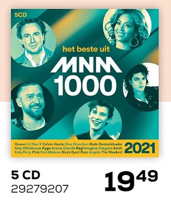 Aanbiedingen 5 cd het beste uit mnm 1000 - Huismerk - Supra Bazar - Geldig van 09/11/2021 tot 07/12/2021 bij Supra Bazar