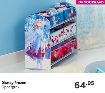 Aanbiedingen Disney frozen opbergrek - Disney  Frozen - Geldig van 14/11/2021 tot 30/11/2021 bij Baby & Tiener Megastore