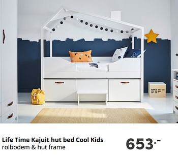 Aanbiedingen Life time kajuit hut bed cool kids - Lifetime Kidsrooms - Geldig van 14/11/2021 tot 30/11/2021 bij Baby & Tiener Megastore
