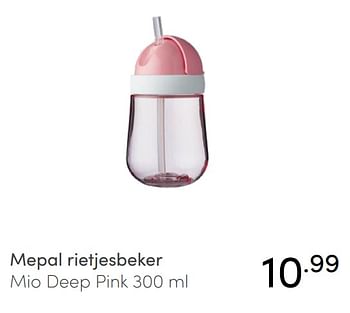Aanbiedingen Mepal rietjesbeker mio deep pink - Mepal - Geldig van 14/11/2021 tot 30/11/2021 bij Baby & Tiener Megastore