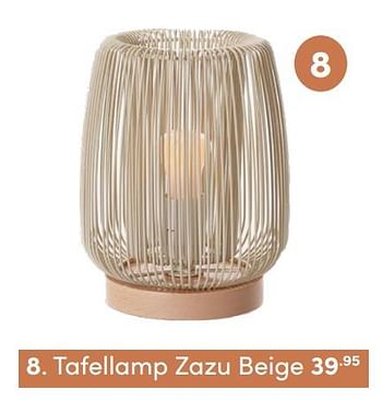 Aanbiedingen Tafellamp zazu beige - KidsDepot  - Geldig van 14/11/2021 tot 30/11/2021 bij Baby & Tiener Megastore
