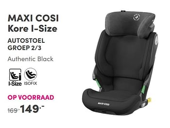 Aanbiedingen Maxi cosi kore i-size autostoel - Maxi-cosi - Geldig van 14/11/2021 tot 30/11/2021 bij Baby & Tiener Megastore