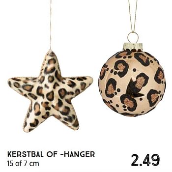 Aanbiedingen Kerstbal of -hanger - Huismerk - Xenos - Geldig van 08/11/2021 tot 26/12/2021 bij Xenos