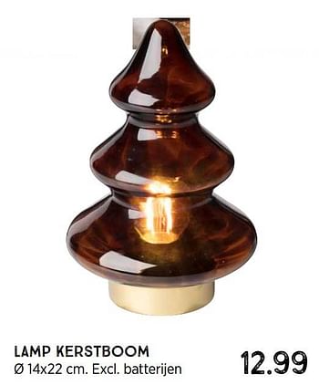 Aanbiedingen Lamp kerstboom - Huismerk - Xenos - Geldig van 08/11/2021 tot 26/12/2021 bij Xenos