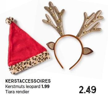 Aanbiedingen Kerstaccessoires tiara rendier - Huismerk - Xenos - Geldig van 08/11/2021 tot 26/12/2021 bij Xenos