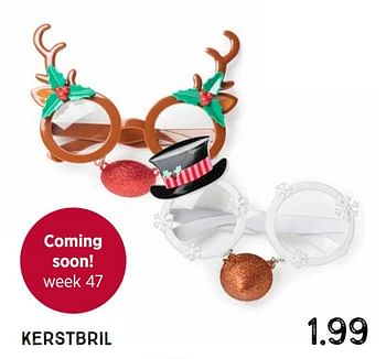 Aanbiedingen Kerstbril - Huismerk - Xenos - Geldig van 08/11/2021 tot 26/12/2021 bij Xenos