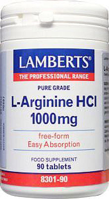 Aanbiedingen Lamberts L Arginine 1000mg / l8301-90 Tabletten - Geldig van 15/11/2021 tot 21/01/2022 bij Drogisterij.net