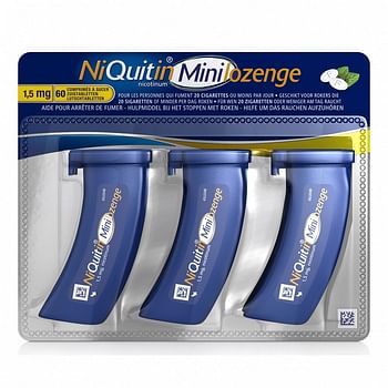 Aanbiedingen Niquitin minizuigtablet 15 mg - Geldig van 15/11/2021 tot 21/01/2022 bij Drogisterij.net