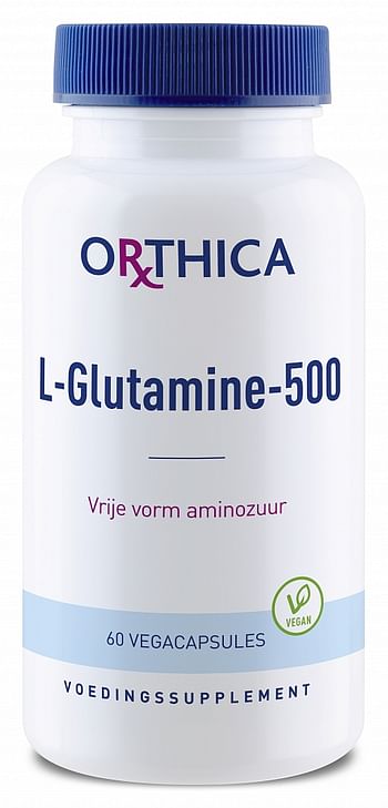 Aanbiedingen Orthica L-glutamine-500 - Geldig van 15/11/2021 tot 21/01/2022 bij Drogisterij.net