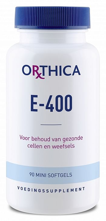 Aanbiedingen Orthica Vitamine E400 Capsules - Geldig van 15/11/2021 tot 21/01/2022 bij Drogisterij.net