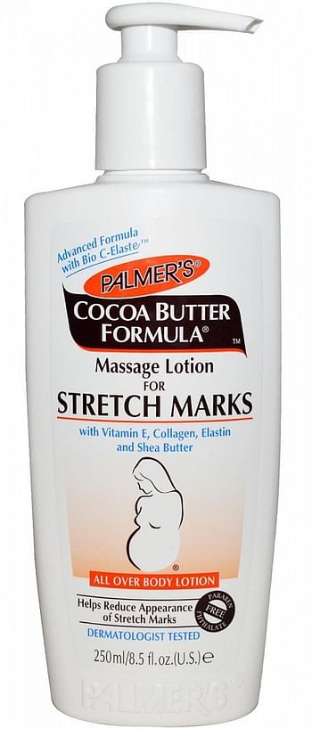 Aanbiedingen Palmers Cocoa Butter Massage Lotion Striae 250ml - Geldig van 15/11/2021 tot 21/01/2022 bij Drogisterij.net