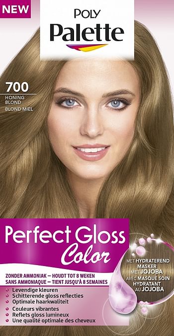Aanbiedingen Schwarzkopf Poly Palette Perfect Gloss Color 700 Honing Blond 115ml - Geldig van 15/11/2021 tot 21/01/2022 bij Drogisterij.net