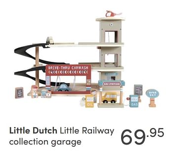 Aanbiedingen Little dutch little railway collection garage - Little Dutch - Geldig van 14/11/2021 tot 30/11/2021 bij Baby & Tiener Megastore