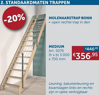 Aanbiedingen Molenaarstrap bonn medium - Geldig van 16/11/2021 tot 20/12/2021 bij Zelfbouwmarkt