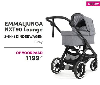 Aanbiedingen Emmaljunga nxt90 lounge 2-in-1 kinderwagen - Emmaljunga - Geldig van 14/11/2021 tot 30/11/2021 bij Baby & Tiener Megastore