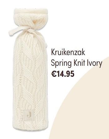 Aanbiedingen Kruikenzak spring knit ivory - Jollein - Geldig van 14/11/2021 tot 30/11/2021 bij Baby & Tiener Megastore