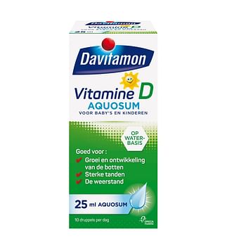 Aanbiedingen Davitamon Vitamine D Aquosum Baby - Geldig van 16/11/2021 tot 21/01/2022 bij Drogisterij.net