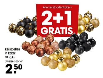 Aanbiedingen Kerstballen in koker - Huismerk - Kwantum - Geldig van 22/11/2021 tot 29/11/2021 bij Kwantum