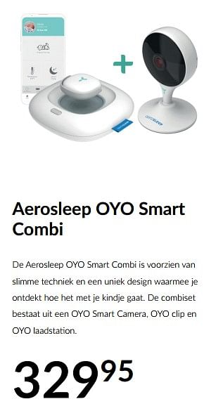 Aanbiedingen Aerosleep oyo smart combi - Aerosleep - Geldig van 16/11/2021 tot 13/12/2021 bij Babypark