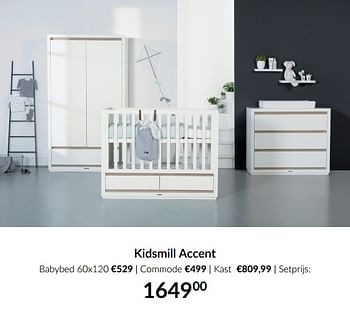 Aanbiedingen Kidsmill accent - Kidsmill - Geldig van 16/11/2021 tot 13/12/2021 bij Babypark