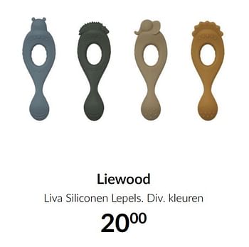Aanbiedingen Liewood liva siliconen lepels - Liewood - Geldig van 16/11/2021 tot 13/12/2021 bij Babypark