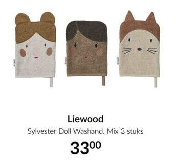 Aanbiedingen Liewood sylvester doll washand - Liewood - Geldig van 16/11/2021 tot 13/12/2021 bij Babypark