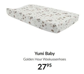 Aanbiedingen Yumi baby golden hour waskussenhoes - Yumi - Geldig van 16/11/2021 tot 13/12/2021 bij Babypark