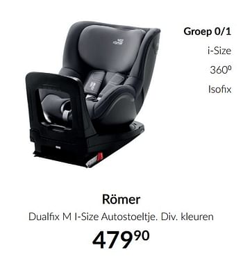 Aanbiedingen Römer dualfix m i-size autostoeltje - Romer - Geldig van 16/11/2021 tot 13/12/2021 bij Babypark