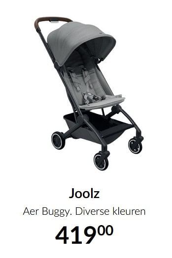 Aanbiedingen Joolz aer buggy - Joolz - Geldig van 16/11/2021 tot 13/12/2021 bij Babypark