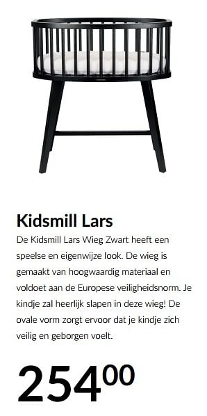 Aanbiedingen Kidsmill lars - Kidsmill - Geldig van 16/11/2021 tot 13/12/2021 bij Babypark