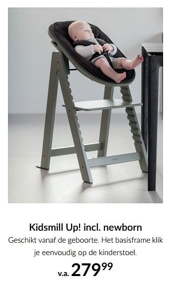 Aanbiedingen Kidsmill up! incl newborn - Kidsmill - Geldig van 16/11/2021 tot 13/12/2021 bij Babypark