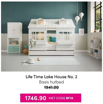 Aanbiedingen Life time lake house no. 2 - Lifetime Kidsrooms - Geldig van 21/11/2021 tot 28/11/2021 bij Baby & Tiener Megastore