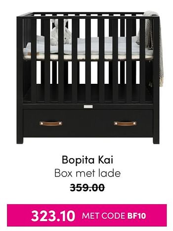 Aanbiedingen Bopita kai box met lade - Bopita - Geldig van 21/11/2021 tot 28/11/2021 bij Baby & Tiener Megastore