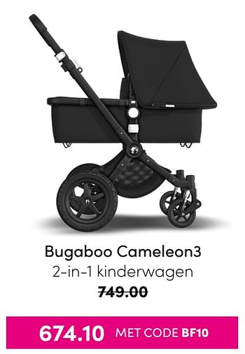Aanbiedingen Bugaboo cameleon3 2-in-1 kinderwagen - Bugaboo - Geldig van 21/11/2021 tot 28/11/2021 bij Baby & Tiener Megastore