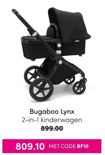 Aanbiedingen Bugaboo lynx 2-in-1 kinderwagen - Bugaboo - Geldig van 21/11/2021 tot 28/11/2021 bij Baby & Tiener Megastore