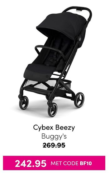 Aanbiedingen Cybex beezy buggy`s - Cybex - Geldig van 21/11/2021 tot 28/11/2021 bij Baby & Tiener Megastore