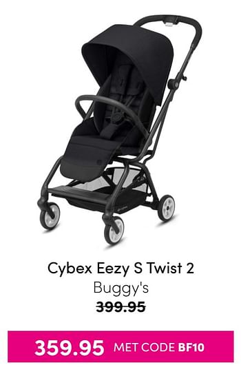 Aanbiedingen Cybex eezy s twist 2 buggy`s - Cybex - Geldig van 21/11/2021 tot 28/11/2021 bij Baby & Tiener Megastore