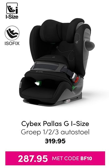 Aanbiedingen Cybex pallas g i-size autostoel - Cybex - Geldig van 21/11/2021 tot 28/11/2021 bij Baby & Tiener Megastore