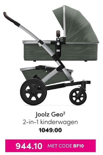 Aanbiedingen Joolz geo2 2-in-1 kinderwagen - Joolz - Geldig van 21/11/2021 tot 28/11/2021 bij Baby & Tiener Megastore